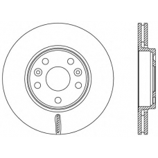 BDA2528.20 OPEN PARTS Тормозной диск