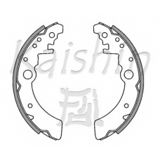 K7743 KAISHIN Комплект тормозных колодок