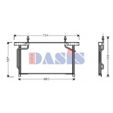 072007N AKS DASIS Конденсатор, кондиционер