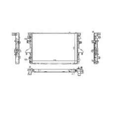 53796 NRF Радиатор, охлаждение двигателя