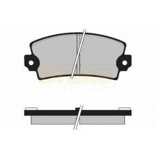 PA415 BRAKE ENGINEERING Комплект тормозных колодок, дисковый тормоз