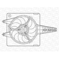 069402303010 MAGNETI MARELLI Вентилятор, охлаждение двигателя