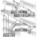 0221-Y61RH FEBEST Наконечник поперечной рулевой тяги