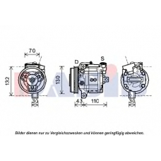 851980N AKS DASIS Компрессор, кондиционер