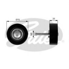 T36263 GATES Паразитный / ведущий ролик, поликлиновой ремень