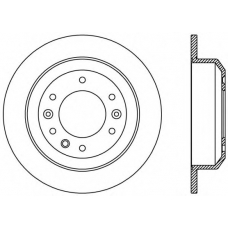 BDA2372.10 OPEN PARTS Тормозной диск