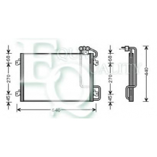 CO0271 EQUAL QUALITY Конденсатор, кондиционер