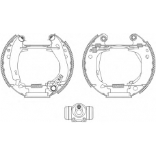 8DB 355 003-941 HELLA Комплект тормозных колодок