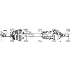 244001 GSP Приводной вал