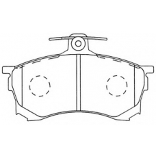 FP3123 FIT Комплект тормозных колодок, дисковый тормоз