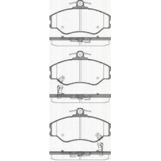 8110 43002 TRISCAN Комплект тормозных колодок, дисковый тормоз