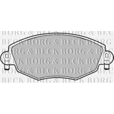 BBP1706 BORG & BECK Комплект тормозных колодок, дисковый тормоз