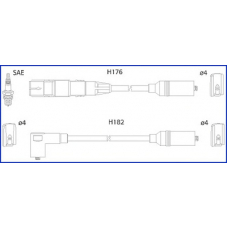 134790 HITACHI Комплект проводов зажигания