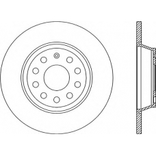 BDR2263.10 OPEN PARTS Тормозной диск