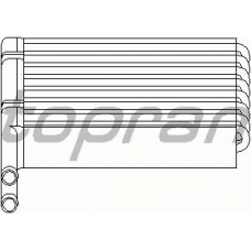 302 111 TOPRAN Теплообменник, отопление салона