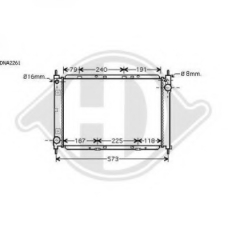 8440509 DIEDERICHS Радиатор, охлаждение двигателя