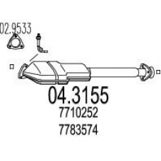 04.3155 MTS Катализатор