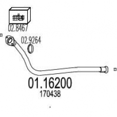 01.16200 MTS Труба выхлопного газа