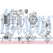 89147 NISSENS Компрессор, кондиционер