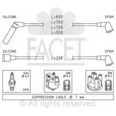 4.7122 FACET Ккомплект проводов зажигания