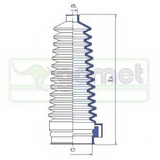 474310 GOMET Пыльник, рулевое управление