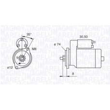 063280058010 MAGNETI MARELLI Стартер