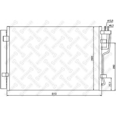 10-45102-SX STELLOX Конденсатор, кондиционер