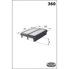 ELP9389 MECAFILTER Воздушный фильтр