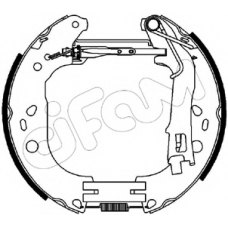 151-227 CIFAM Комплект тормозных колодок