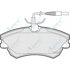 PAD975 APEC Комплект тормозных колодок, дисковый тормоз