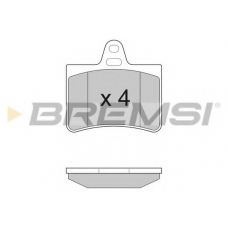 BP2938 BREMSI Комплект тормозных колодок, дисковый тормоз