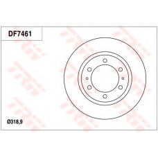 DF7461 TRW Тормозной диск