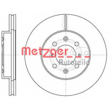 6224.10 METZGER Тормозной диск