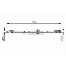 1 987 481 480 BOSCH Тормозной шланг