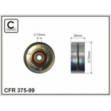 375-99 CAFFARO Паразитный / ведущий ролик, поликлиновой ремень