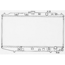 0100777 BEHR Radiator