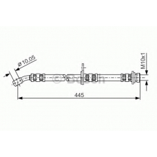 1 987 481 279 BOSCH Тормозной шланг