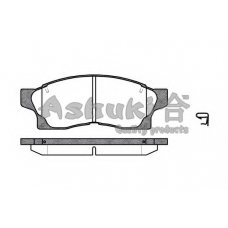 T114-10J ASHUKI Комплект тормозных колодок, дисковый тормоз