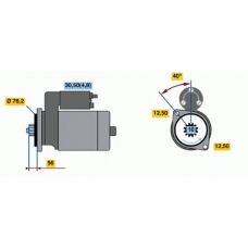 0 001 123 018 BOSCH Стартер