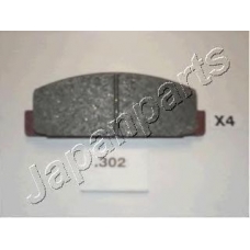 PP-302AF JAPANPARTS Комплект тормозных колодок, дисковый тормоз