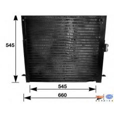 8FC 351 037-101 HELLA Конденсатор, кондиционер