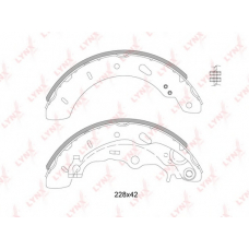 BS3003 LYNX Колодки торм.зад. ford focus i