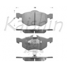 FK3114 KAISHIN Комплект тормозных колодок, дисковый тормоз