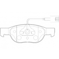 WBP21930B WAGNER LOCKHEED Комплект тормозных колодок, дисковый тормоз