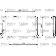 810985 VALEO Радиатор, охлаждение двигателя