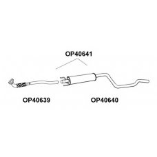 OP40640 VENEPORTE Предглушитель выхлопных газов