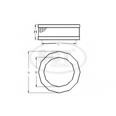 SB 3006 SCT Воздушный фильтр