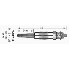 3219 NGK Свеча накаливания