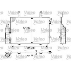 817662 VALEO Конденсатор, кондиционер