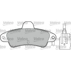 598035 VALEO Комплект тормозных колодок, дисковый тормоз